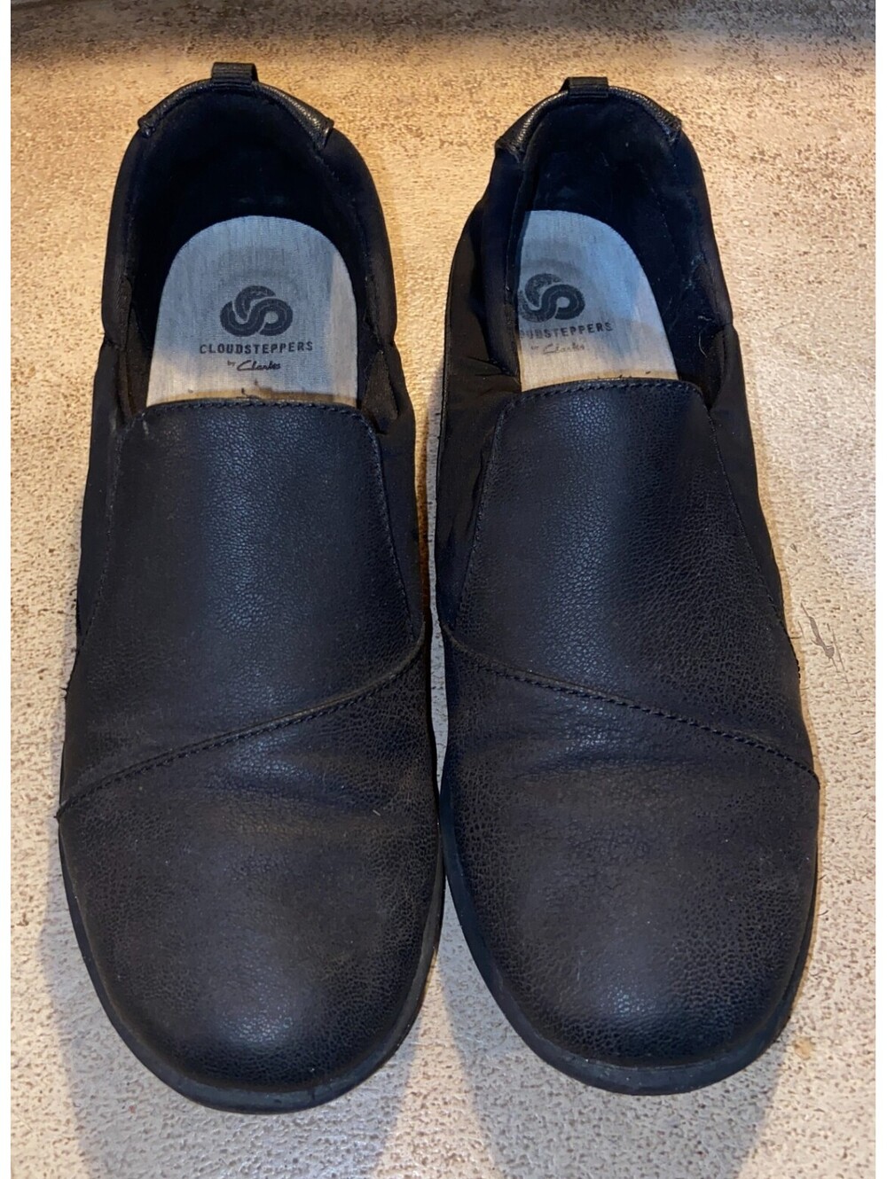 Cloudsteppers By Clarks Shoes Womens Sillian Paz Slip On Black Casual 8.5 M US